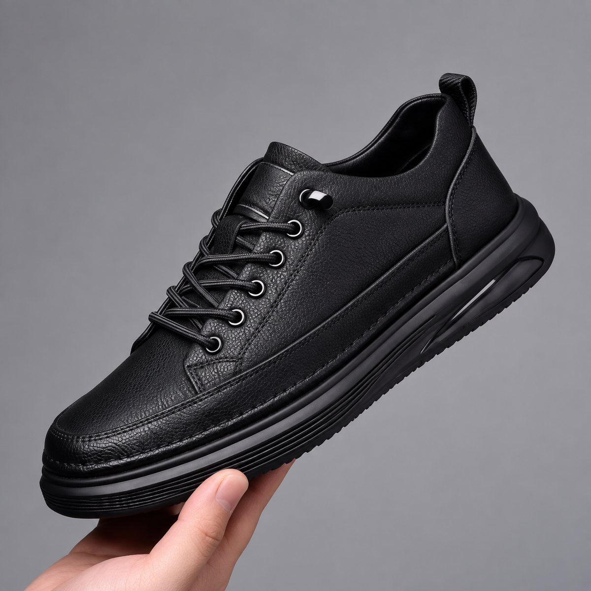 Men's Classic Lace-Up Shoes in black